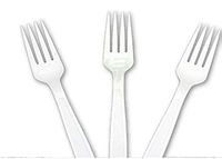 Large Biodegradable Compostable Disposable Forks 160 Count