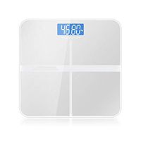 Barry-Home A1 180kg/50g Floor Bathroom Scale for Body Weigh Smart Household Electronic Digital Heavy Weigh LCD Display Precision,Spain,Silvery