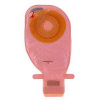 Coloplast Assura One-Piece Drainable Pouch, Wide Outlet, Filter, 10-1/4" L, Integrated Closure, Opaque, Pre-Cut Flat Skin Barrier, 1-3/16" Stoma (Box of 10 Each)