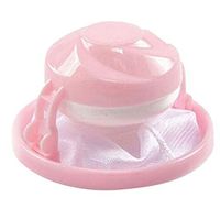 Hohaski❤❤Washing Machine Floating Lint Mesh Bag Hair Filter Net Pouch (Pink)
