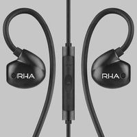 RHA T20i in-Ear Monitors (Gen. 2): HiFi Noise Isolating Stainless Steel in-Ear Headphones with Remote & Mic
