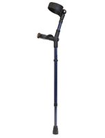 Walk Easy Adult Forearm Crutches Anatomic Grip Model 495 (Pair) (Model 495 BlackBerry)
