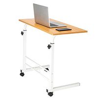 Moonwind Adjustable Scrolling Laptop Cart Side Table Notebook Computer Stand Portable Computer Table Side Table Sofa Table Tray Side Table Hospital Sofa Reading Care Dining