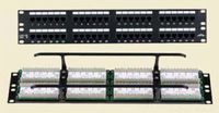 Allen Tel Products AT55B-PNL-12 12 Ports, 568A / 568B Wiring, 1 Rack Unit, 110 Termination Category 5e Patch Panel