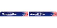 Reynolds Wrap Standard Aluminum Foil, 75 Square Feet 2 Pack