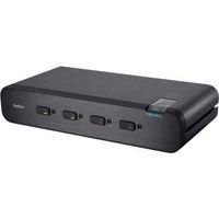 Linksys F1DN104F-3 Secure DH DVI I KVM Switch 4PT
