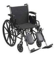 McKesson Lightweight Wheelchair Steel 18"W Swing-Away Footrest 146-K318DDA-ELR