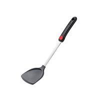 FU LIAN Ideal for Kitchen Shovel, Silicone, Heat-Resistant Rubber, Kitchen Shovel - Eggs, Hamburger, Omelet, etc. - no BPA, Black