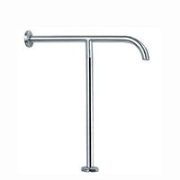 KMCMYBANG Toilet Rail Safety Accessory Frame with Support Grab Bar Safety Special Crowd Bathroom Seat Bracket (Stainless Steel) Toilet Safety Rails (Color : Silver, Size : 60x75cm)