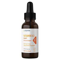 eVitamins Liquid Vitamin D-3 Unflavored - 400 IU - 2 oz