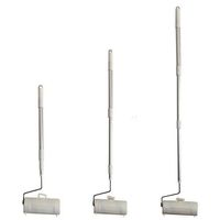 46.8 inch Retractable Extendable Lint Roller 60 Sheets Refill Sticky Tape Lint Rollers Home Cleaner Fluff Pet Hair Fur Feather Dust Remover Clean Cloth Bed Sofa Curtain Carpet Floor Car Seats White