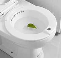 Sitz Baths for Hemorrhoids Fits Most Standard and Elongated Toilets Bedside Commodes BPA Free ,or Hemorrhoidal Relief, for Pregnant Women, for The Elderly, Ideal for Post-Episiotomy Patients,White