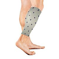 Stretch Sport Calf Sleeve Love Heart Polka Dot Protective Guard for Men Women - Best Footless Compression Socks for Shin Splints, Running,Basketball Football (1 Pair)