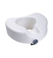 Essential Medical Supply Locking Molded Raised Toilet Seat Without Arms