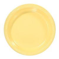 Pans Pro 50 Count Plastic Plate (10 Inch, Yellow)