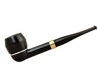 FALCON International Filter Pipe: Straight stem with Smooth Bulldog Bowl (UK)