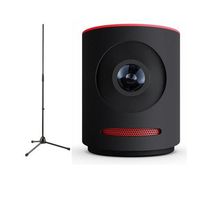 Mevo Live Event Camera by Livestream, Black - With K&M 20170-500-55 Microphone Stand