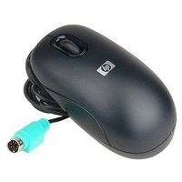 HP 3-Button PS/2 Black Scroll Ball Mouse 5188-6229