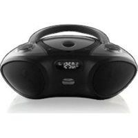 Digital Products International - Ilive Bluetooth Cd Radio Portable Boombox - 1 X Disc Integrated Stereo Speaker - Black Lcd - Cd-Da - 6 Hour Run Time - Auxiliary Input "Product Category: Audio Electronics/Boomboxes"
