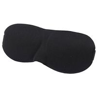 uxcell Unisex Sponge Travel Household Sleep Rest Eye Shade Sleeping Cover Protector Black