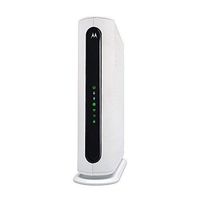 MOTOROLA MG7550 16x4 Cable Modem Plus AC1900 Dual Band Wi-Fi Gigabit Router with Power Boost, 686 Mbps DOCSIS 3.0 - Certified by Comcast, Charter Spectrum, Time Warner, Cox, More (White)