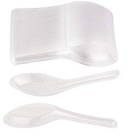 Disposable Soup Spoons,Plastic Chinese Soup Spoons,Set of 120 count
