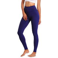 QIUUE 2020 Women's High Waisted Leggings Tummy Control Active Tights Workout Yoga Pants for Exercise Fitness Running Purple