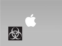 Biohazard Symbol Vinyl Macbook / Laptop Decal Sticker Graphic