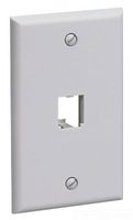 Panduit CFP1WH 1-Gang 1-Port Faceplate, White