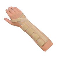 Rolyan AlignRite Wrist Support Without Strap, Long Length, Right, Medium, Comfortable Stabilization & Support Brace, Ergonomic Thumb Opening for Full Finger Range of Motion, Breathable & Comfy