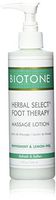 Biotone Herbal Select Massage Products Foot Therapy Lotion, 8 Ounce