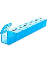 BUG HULL Extra Large Pill Organizer for Travel, Weekly XL Pill Box, 7 Day XXL Pill Case, Oversize Daily Medicine Organizer for Vitamins, Fish Oils, Supplements