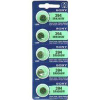 Sony Silver Oxide 1.55V Batteries Size SR936sW (394) (Pack of 5)