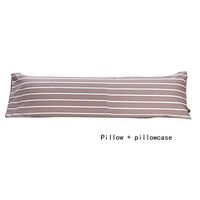 Qi Peng Mat Bed Cushion - Cotton Long Pillow Cushion Single Or Double Bed with Simple Envelope Design Sofa Cushion (Color : B, Size : 150x48CM)