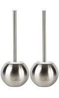 JAGURDS Toilet Brush with Holder Stainless Steel Bowl Cleaner, Perfect for Cleaning and Scrubbing Bathroom Floors and Accessories