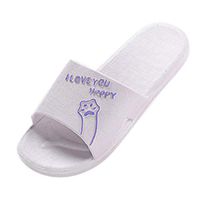 Emimarol Lightweight Women/Men's Slip On Slippers Non-Slip Shower Sandals House Pool Shoes Bathroom Slide Water Shoes Purple