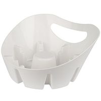 Kleen Freak 3001500 Antibacterial GERM GUARD Universal Plunger Holder Tray, White