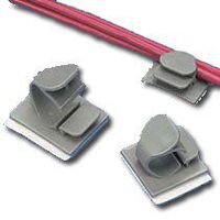 Panduit LWC19-A-C14 Latching Wire Clip, Adhesive Backed, Nylon 6.6, 0.19-Inch Bundle, Light Gray (100-Pack)