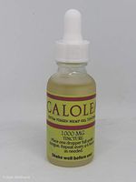 1 Pack 1000mg Calolea Extra Virgin Olive Oil and Hemp Tincture to Assist with Sleep, Pain Relief, and Anxiety