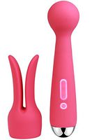 SVAKOM Emma - Rechargeable, Heating Wand Vibrator - Waterproof Dildo - Vibrating Personal Massager - Sex Toys for Men, Women & Couples - Intelligent & Quiet - Red