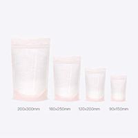 Stand Up Clear Silk Paper Zipper Mask Package Bags Self Seal Zip Lock Coffee Packing Pocket With Tear Notch Transparent Silk Poly Heat Seal Pack Pouch 20Pcs (Pink, 9x15CM(3.54"x5.91"))