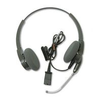 Encore Binaural Yokeless Cable Headband Headset w/Clear Voice Tube