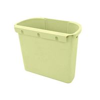 heavKin Wall Mounted Garbage Can Kitchen Cabinet Door Hanging Trash Cans Dustbin for Home (Green, 26 x 11 x 25cm)