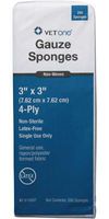 Non-Woven 4-Ply Gauze Sponges - 3x3 (200ct. Box)
