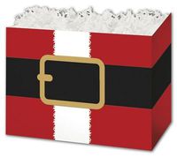 Santa's Belt Gift Basket Boxes, 10 1/4 x 6 x 7 1/2"