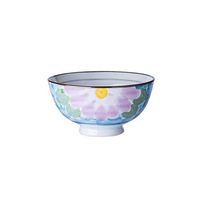 AXZHYX Bowl Ceramic Bowl Snacks Dessert Tray Fruit Salad Dish Noodles Rice Porridge Bowl Hand-Painted Flowers Eating Utensils 11.5x6cm Hotel Tableware Home Noodles Boiled Fish Soup Bowl