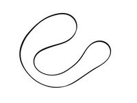 PRB FRX23.6 Turntable Belt 23.6 Inch Circumference