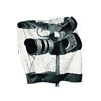 Ewa-Marine EM VC-XL2 Professional Rain Cape/Hurricane Hood Glass Optical Front Port (Clear)