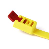 Hellermann Tyton RTT750HR.NX1P Releasable Cable Tie, 29.6" Long, 200 lb Tensile Strength, PA66, Yellow (Pack of 25)