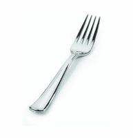 Fineline Settings Cutlery-Bagged-24 Count Forks, Silver  576 Pieces
